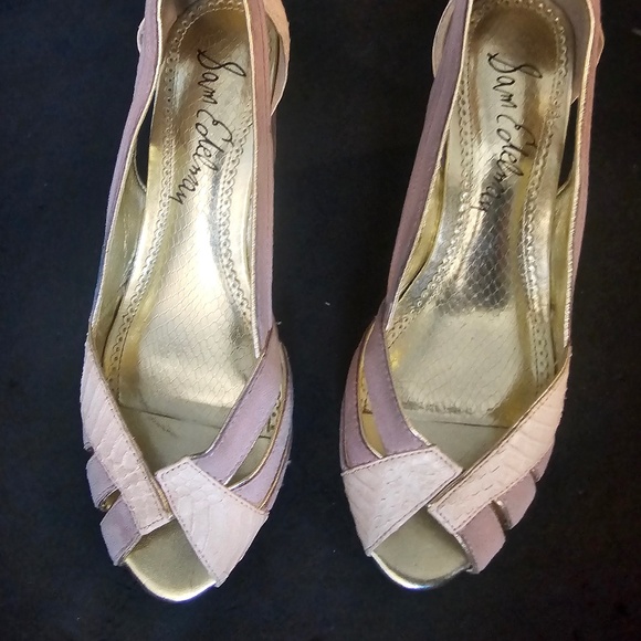 Sam Edelman Peep toe wedges - Picture 1 of 5